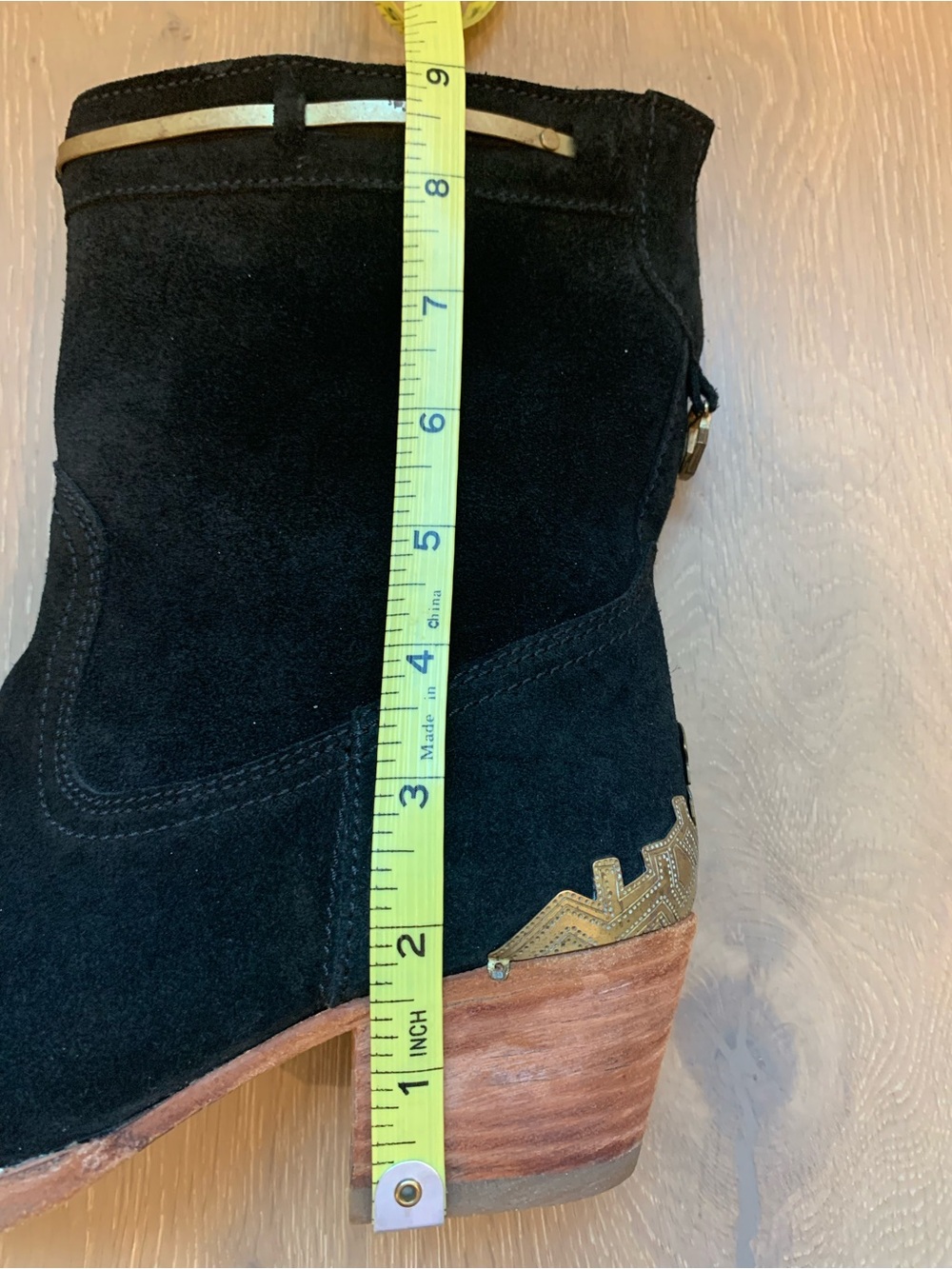 Cobra Society Western Boho Festival Boots Black Suede 38 - Picture 5 of 11